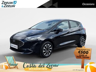 Ford Fiesta 1.0 EcoBoost Hybrid Titanium | NL auto | Dealer onderhouden | Winter pack | Keyless entry | Apple carplay & Android auto | Navigatie via carplay | Parkeersensor achter | Cruise control |