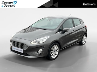Ford Fiesta 1.0 EcoBoost Titanium Automaat | NL auto | Dealer onderhouden | Trekhaak | Winter Pack | Parkeersensoren voor en achter | Achteruitrijcamera | Cruise control | Apple carplay & Android auto | 16" lichtmetalen velgen |