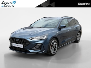 Ford Focus Wagon 1.0 EcoBoost Hybrid ST Line X | NL auto | Dealer onderhouden | 155 pk |  Automaat | Dodehoek detectie | Adaptief cruise control | Winter pack | Parkeersensoren voor en achter | Achteruitrijcamera | Elektrische achterklep | B&O audio | 18" lichtmetalen velgen |