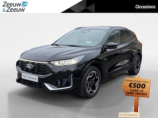 Ford Kuga 2.5 PHEV ST-Line X | NL auto | Automaat | Elektrisch Bedienbare Trekhaak | 2100KG Trekgewicht | Panorama Dak | Adaptive Cruise Control | Dodehoek detectie | Verwarmbare Voorstoelen | Verwarmbaar Stuur | Verwarmbare Voorruit Matrix LED Koplampen |