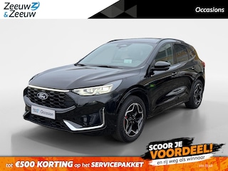Ford Kuga 2.5 PHEV ST-Line X | NL auto | Automaat | Elektrisch Bedienbare Trekhaak | 2100KG Trekgewicht | Panorama Dak | Adaptive Cruise Control | Dodehoek detectie | Verwarmbare Voorstoelen | Verwarmbaar Stuur | Verwarmbare Voorruit Matrix LED Koplampen |