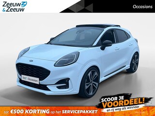 Ford Puma 1.0 EcoBoost Hybrid ST-Line X | NL auto | Dealer onderhouden | Panorama dak | 18" lichtmetalen velgen | Elektrische achterklep | Winter pack | B&O audio | Draadloos opladen mobiel | Parkeersensoren voor en achter | Achteruitrijcamera | Navigatie | Apple carplay & Android auto |