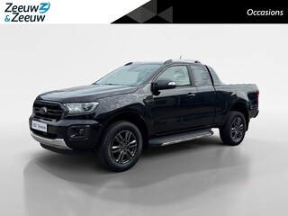 Ford Ranger 2.0 EcoBlue Wildtrak Supercab | NL auto | Dealer onderhouden | 213 pk | Trekhaak | Automaat | Rollertop | Stoelverwarming | Achteruitrijcamera | Parkeersensoren voor en achter | Adaptief cruise control | Apple carplay & Android auto |