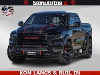 Dodge Ram HULK 5.7 V8 402PK | LIMITED EDITION | HUD | LUCHTVERING | BLACK ON BLACK | STRIPING | WIDE BODY | BREDE WIELEN | BOM VOL CREW CAB DUBBELE CAINE 5 PERSOONS UITVOERING | TOP STAAT |