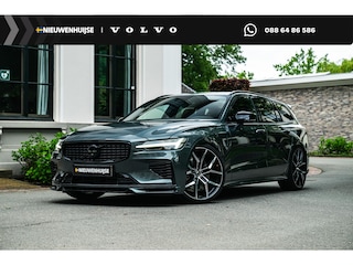 Volvo V60 2.0 T8 Plug-in hybrid AWD Ultra Dark | 21" Polestar | Black Pack | Bowers & Wilkins | Heico Uitlaatsysteem | Heico Body Kit | Trekhaak | Massage & Ventilatie |
