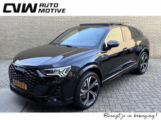 Audi Q3 45 TFSI e PHEV 2x S-Line | Panoramadak | 360 camera | Lederen bekleding | Sportstoelen | Adaptieve cruise | Lane assist | Full-LED | DAB | Navigatie | Apple CarPlay | 20 inch Rotor velgen | Virtueel cockpit | Sonos audio | Elektrische achterklep | Volledig dealeronderhouden