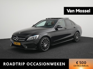 Mercedes-Benz C-klasse 180 Premium AUTOMAAT  | BURMESTER | DESIGNO INTERIEUR | SPORTSTOELEN | CLIMA | NAVIGATIE | CAMERA | AMG | 12 MAANDEN BOVAG GARANTIE |