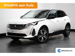Peugeot 3008 1.6 HYbrid 225 GT Pack Business Panorama Dak | Afneembare Trekhaak | Alcantara | Elek. Stoelen met Massage | Elek. Achterklep | Achteruitrijcamera | Apple Carplay/Android Auto|telefoonintegratie premium | Cruise control adaptief met Stop&Go