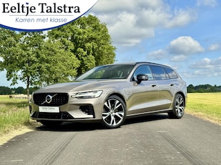 Volvo V60 2.0 T6 Recharge AWD R-Design|Panoramadak|Stoelverw. en ventilatie|Zeer net!