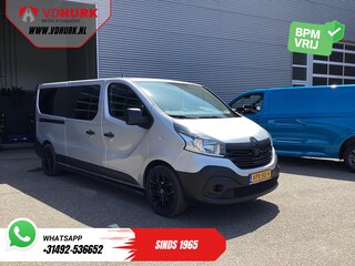 Renault Trafic 1.6 dCi L2 DC Dubbel Cabine Euro 6/ Cruise/ Navi/ LMV/ Airco/ PDC/ Sidebars/ Keyless