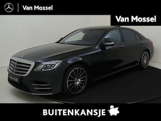 Mercedes-Benz S-klasse 560 4Matic Lang Premium Plus VERWACHT !!! | LUCHTVERING | AMG EXTERIEUR | LEDER | AMBIANTE | PANORAMADAK | ADAPTIEVE CRUISE | BURMESTER | STOELKOELING & VERWARMING | MEMORY | CAMERA | NAVIGATIE | ELEKTRISCHE STOELEN | 12 MAANDEN BOVAG GARANTIE |