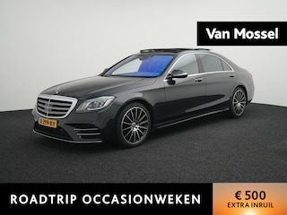 Mercedes-Benz S-klasse 560 4Matic Lang Premium Plus VERWACHT !!! | LUCHTVERING | AMG EXTERIEUR | LEDER | AMBIANTE | PANORAMADAK | ADAPTIEVE CRUISE | BURMESTER | STOELKOELING & VERWARMING | MEMORY | CAMERA | NAVIGATIE | ELEKTRISCHE STOELEN | 12 MAANDEN BOVAG GARANTIE |