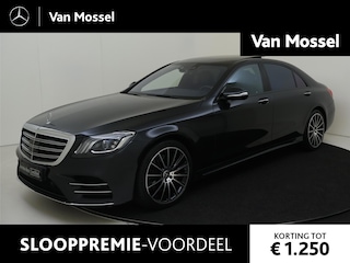 Mercedes-Benz S-klasse 560 4Matic Lang Premium Plus VERWACHT !!! | LUCHTVERING | AMG EXTERIEUR | LEDER | AMBIANTE | PANORAMADAK | ADAPTIEVE CRUISE | BURMESTER | STOELKOELING & VERWARMING | MEMORY | CAMERA | NAVIGATIE | ELEKTRISCHE STOELEN | 12 MAANDEN BOVAG GARANTIE |
