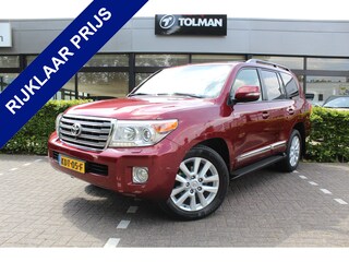 Toyota Land Cruiser V8 4.5 D-4D Executive 7-pers. | Rijklaar | 1e Eig. | Leder | Memory | JBL | Open dak | Stoelkoeling/verw. | Trekhaak | 360 Camera | Keyless