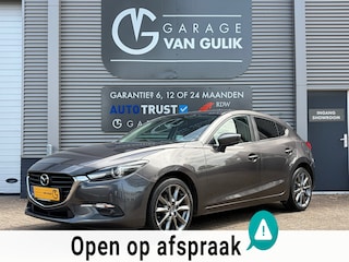 Mazda 3 2.0 SkyActiv-G 120PK Navi,Clima,Cruise,Isofix,ElektrRamen+Spiegels,Stoel+StuurVerwarming,Camera,Bluetooth,Multi-Stuur,Usb