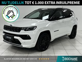 Jeep Compass 4xe 240 Plug-in Hybrid Electric S NAVIGATIE | RONDOM ZICHT CAMERA | LEDEREN BEKLEDING | ELEKTRISCHE ACHTERKLEP