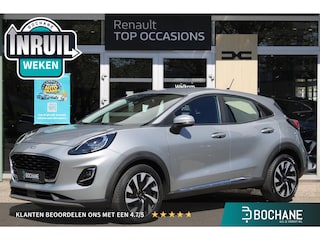 Ford Puma 1.0 EcoBoost Hybrid Titanium CARPLAY Apple / Android auto | Voorruit en stuurwiel verwarming | Parkeersensoren | Half Lederen bekleding | All Season banden