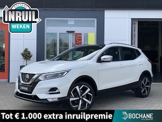 Nissan Qashqai 1.2 Tekna + | Trekhaak | 360 camera | Panoramadak | Leder |