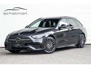 Mercedes-Benz C-klasse Estate 300 e AMG Nightpakket, Pano, Distronic, Trekhaak, Carplay, Hybrid 2023