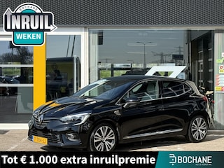 Renault Clio 1.6 E-Tech Hybrid 140 Initiale Paris | NAP | Stoel & stuur verwarming | Leer | Navigatie | Achteruitrijcamera | Lichtmetaal | Climate Control | LED | DAB |