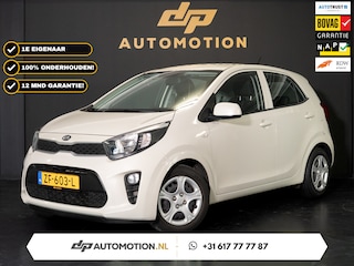 Kia Picanto 1.0 CVVT EconomyPlusLine | 1e Eig | Airco | NAP | Cream White | Dealeronderhouden
