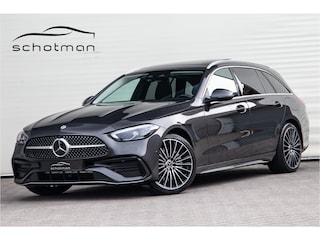 Mercedes-Benz C-klasse Estate 300 e AMG Premium, Massage, Distronic, Pano, Trekhaak, Carplay, Hybrid 2023