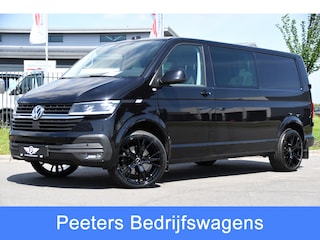 Volkswagen Transporter 2.0 TDI L2H1 DC 4Motion Black Edition Camera, Adaptieve Cruise, Carplay, LED, 4x4, Stoelverwarming, Automaat, Trekhaak, 199pk, Uniek!