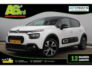 Citroën C3 1.2 PureTech Shine Navigatie Achteruitrijcamera 17 inch LMV Carplay Android Climate Cruise Control Rijstrooksensor Parkeersensor