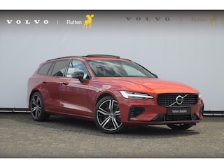 Volvo V60 T6 350PK Automaat Recharge AWD R-Design Long Range / Panoramadak / Trekhaak / Harman Kardon / 19'' velgen / Getint glas / Leder bekleed dashboard / Adaptive Cruise Control /  BLIS