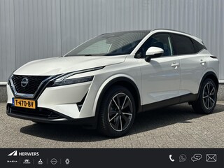 Nissan Qashqai 1.3 MHEV Tekna / Trekhaak (1400KG Trekgewicht) / Panoramadak / 360 graden camera / Adaptieve Cruise Control / Head Up display /