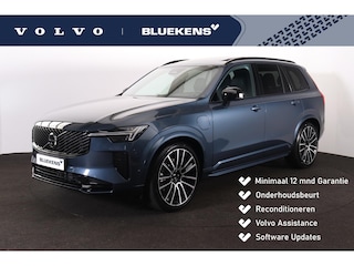 Volvo XC90 T8 Recharge AWD Ultra Dark Exec. Ed. - Luchtvering - Panorama/schuifdak - IntelliSafe Assist & Surround - 360º Camera - Bowers & Wilkins audio - Adaptieve LED koplampen - Verwarmde voorstoelen, stuur & achterbank - Parkeersensoren voor & achter - Elektr. bedienb. voorstoelen met geheugen - Geventileerde voorstoelen - Head up display - Draadloze tel. lader - Extra getint glas - Inklapbare trekhaak - 22' LMV