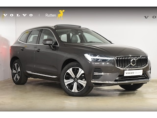 Volvo XC60 T6 350PK Automaat Plug-in Hybrid AWD Plus Bright / Navigatie / Elektrisch glazen schuif-kanteldak / Leren bekleding / Stuur & Stoelverwarming / Elektrische stoelen met geheugen / Elektrische achterklep / Cruise control