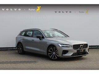 Volvo V60 T6 350PK Autm. Plug-in hybrid AWD Plus Dark Long Range / Google infotainment / Semi elekrisch wegklapbare trekhaak / Verwarmbare voorruit / Elektrisch bedienbare voorstoelen met geheugen / Verwarmbare voorstoelen