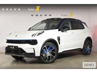 Lynk & Co 01 262PK Automaat / 360 Camera / Adaptieve cruise control / Glazen schuif-kanteldak / Elektrische stoelen met geheugenfunctie / Stoelverwarming / Elektrische achterklep / Climate control / Parkeersensoren V+A / 20"velgen / Keyless entry /