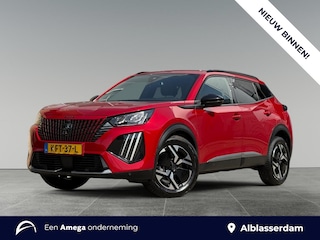 Peugeot 2008 Allure Pack 1.2 Hybrid 145pk e-DCS6 | STOELVERW. | ADAPTIVE CRUISE | KEYLESS ENTRY | 360° CAMERA | DODEHOEKBEW. | NAVI | LEDER/STOF |