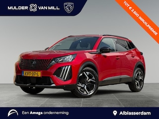 Peugeot 2008 Allure Pack 1.2 Hybrid 145pk e-DCS6 | STOELVERW. | ADAPTIVE CRUISE | KEYLESS ENTRY | 360° CAMERA | DODEHOEKBEW. | NAVI | LEDER/STOF |