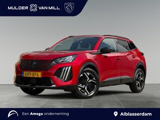 Peugeot 2008 Allure Pack 1.2 Hybrid 145pk e-DCS6 | STOELVERW. | ADAPTIVE CRUISE | KEYLESS ENTRY | 360° CAMERA | DODEHOEKBEW. | NAVI | LEDER/STOF |