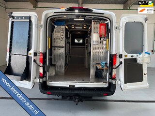 Ford Transit Servicewagen 350 2.0 TDCI 130PK euro6 L3H2 Trend MHEV RWD Sortimo Inrichting Victron v230 Standkachel RIJKLAARPRIJS!