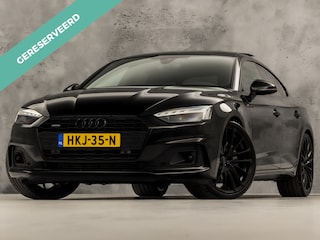 Audi A5 Sportback 40 TFSI quattro S-Line Sport 204Pk Automaat (SCHUIFDAK, 2X S-LINE, BLACK PACK, APPLE CARPLAY, LEDER/ALCANTARA, ELEK SPORTSTOELEN, CAMERA, SFEERVERLICHTING, ADAPTIVE CRUISE, STOELVERWARMING, MASSAGE, NIEUWSTAAT)