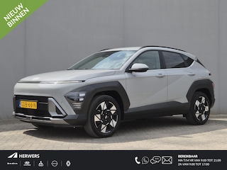 Hyundai Kona 1.6 GDI HEV Comfort Smart / Dealer onderhouden / Fabrieksgarantie tot 06-2029 / Trekgewicht 1300 kg / Stuur- & Stoelverwarming / Achteruitrijcamera / Elektrische achterklep / Adaptief cruise control / Keyless Entry/Start / Apple Carplay Android Auto / Climate control /