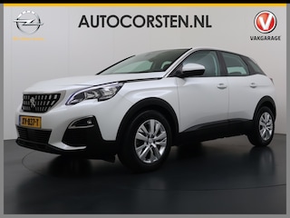 Peugeot 3008 1.2T 131PK Automaat Leder Adap.Cruise Stoelverwarming Navi Ecc Apple Carplay Android Auto Blue Executive Pdc Lmv 17" Led Isofix DAB Bluetooth Dealeronderhouden Origineel Nederlandse Auto