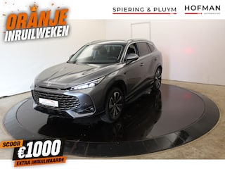MG HS PHEV 1.5 Luxury Nieuw! Vol Leder 360°Camera 100Km Elektrisch el aKlep+stoelen