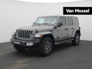 Jeep Wrangler 2.0T Sahara 4xe 380pk | Lederen Bekleding | Stoel & Stuurverwarming | Camera | Navigatie | Climate Controle | Hardtop |