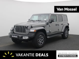 Jeep Wrangler 2.0T Sahara 4xe 380pk | Lederen Bekleding | Stoel & Stuurverwarming | Camera | Navigatie | Climate Controle | Hardtop |