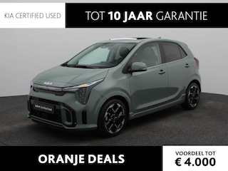 Kia Picanto 1.0 DPI GT-Line | NIEUW MODEL| Schuif/Kanteldak | Stoel/Stuurverwarming | Camera | Navigatie | Clima | PDC | DAB | VOL!