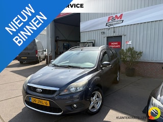 Ford Focus Wagon 1.8 Titanium Flexi Fuel Clima, cruise, navi, pdc achter, trekhaak