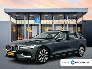 Volvo V60 T6 Recharge Ultra Bright | 18" | Harman Kardon | Panoramadak | Head-Up | Full LED | 360 Camera | Elektr. verst. Stoelen | Stoel/Stuur/Achterbankverwarming | Adaptieve Cruise | BLIS