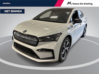 Skoda Enyaq Coupé iV 80 Sportline 204pk · SOH 96,2% · Panoramadak · Cristal Face · 360 Camera · Elek. Bestuurdersstoel · Stoelverwarming voor+ achter · 20'' Inch ·