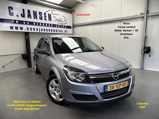 Opel Astra 1.6 Edition Automaat! Prima auto | Airco | Cruise control | Lichtmetalen velgen 16"