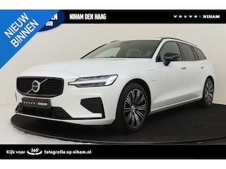 Volvo V60 T6 PLUG-IN HYBRID AWD ULTRA DARK *FULL OPTIONS!* -PANO.DAK|BOWERS&WILKINS|GEVENT.LEDER+MASSAGE|360°CAM|HEAD-UP DISP.|PRIVACY.GLAS|TREKHAAK|19"